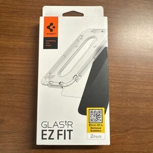 Spigen iPhone 15 Pro Max [GLAS.tR‎ EZFIT] Screen Protector2 Pack AGL06892